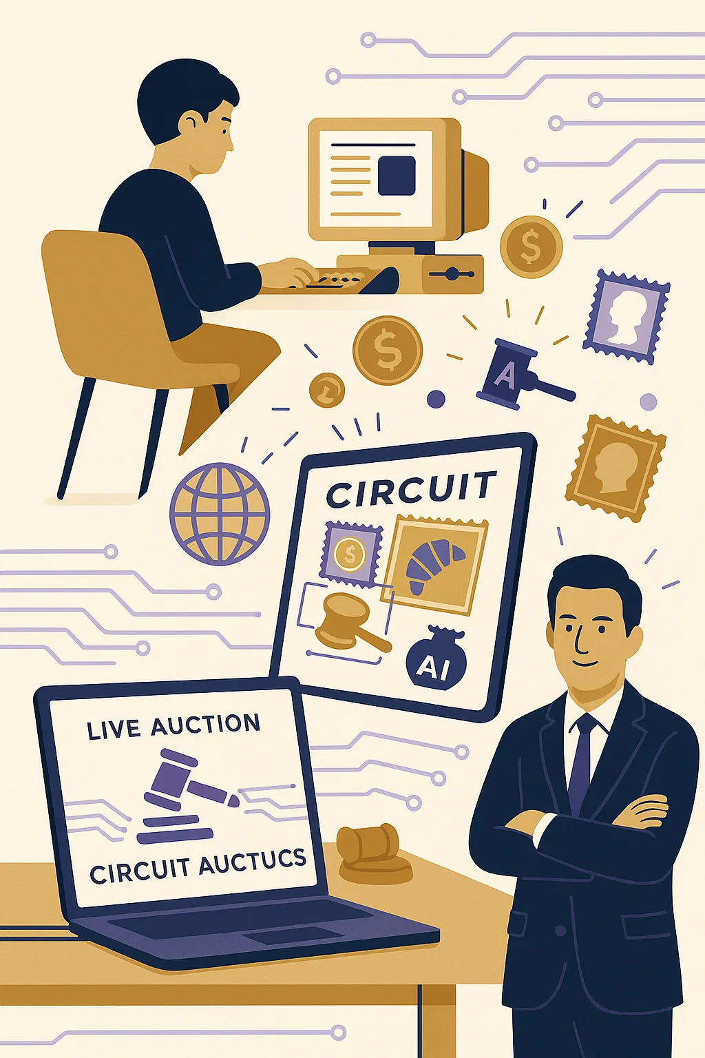 Moti and Joe Kremener founders of Circuit Auction AI